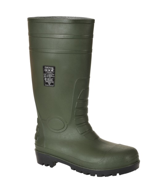 Portwest FW95 Safety Wellington - Green Footwear